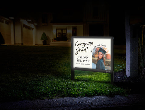 Contemporary Graduation Custom Yardsy Sign yard sign