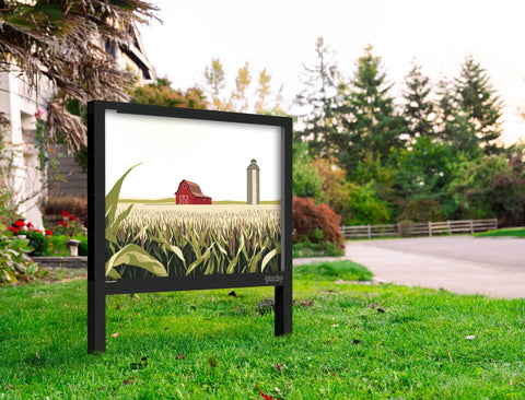 Cornfield Barn Country Yard Sign Yard
