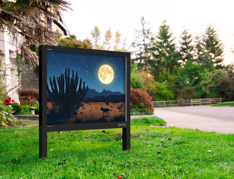 Coyote Moon Desert Yard Sign Yard
