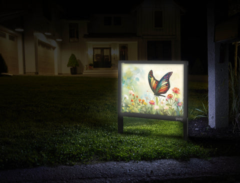 Delicate Butterfly Garden Decor Mailbox
