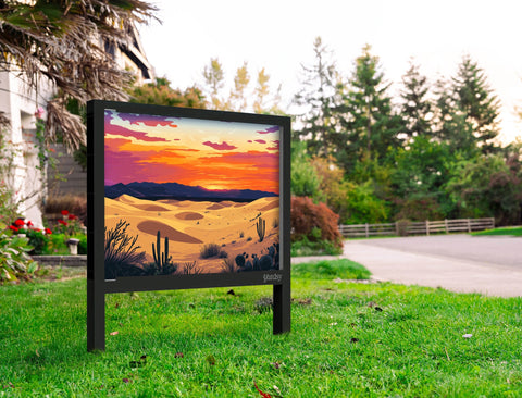 Desert Sunset Sand Dunes Landscape Yard Sign Yard