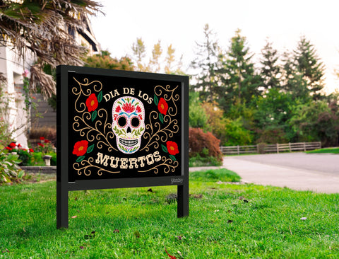 Dia De Los Muertos Skull Yardsy Sign Yard