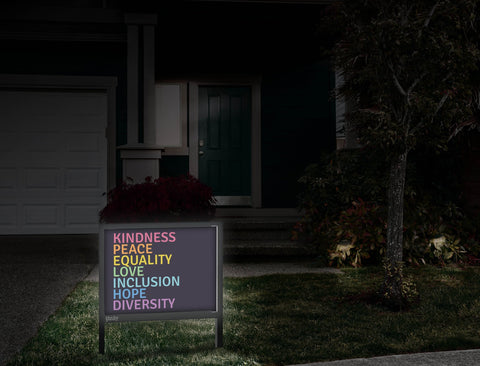 Diversity Yardsy Sign Front Door