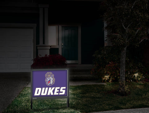 Duke Dog Purple Dukes Yard Sign Front Door