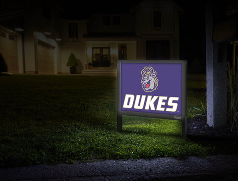 Duke Dog Purple Dukes Yard Sign Mailbox