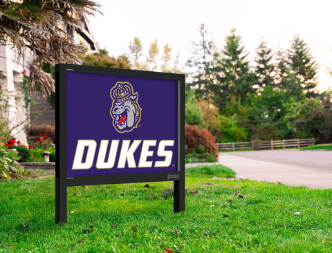 Duke Dog Purple Dukes Yard Sign Yard