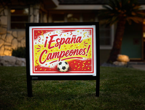 Espana Campeones Yardsy Sign yard sign