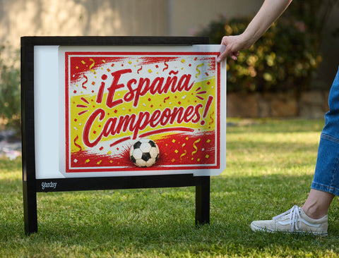 Espana Campeones Yardsy Sign yard sign