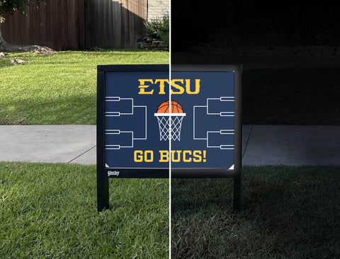 Etsu Basketball Yardsy Sign yard sign