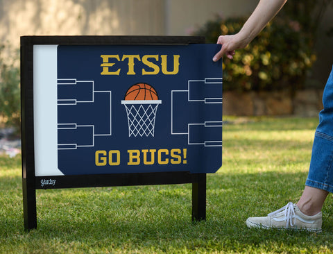 Etsu Basketball Yardsy Sign yard sign
