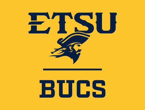 Etsu Bucs Gold Yardsy Sign yard sign
