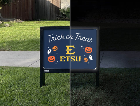 Etsu Halloween Trick Or Treat Yardsy Sign yard sign