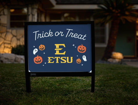 Etsu Halloween Trick Or Treat Yardsy Sign yard sign