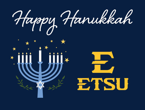 Etsu Happy Hanukkah Yardsy Sign yard sign