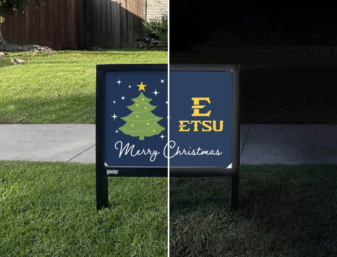 Etsu Merry Christmas Yardsy Sign yard sign