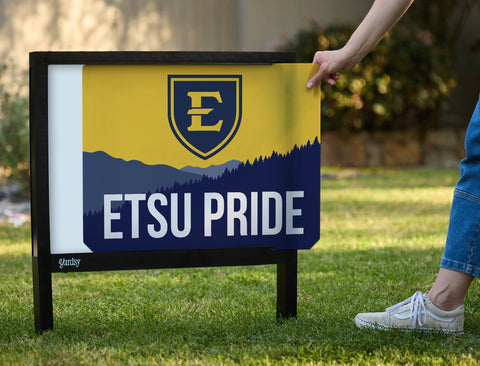 Etsu Pride Yardsy Sign yard sign