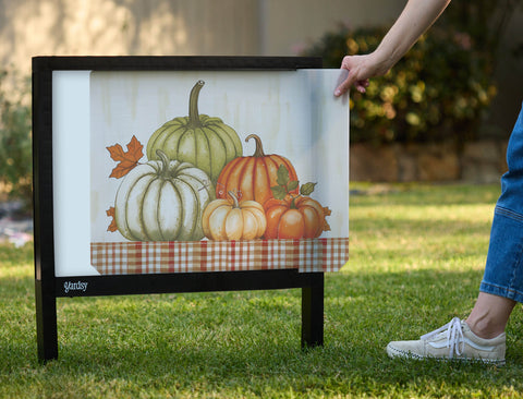 Fall Pumpkins Yardsy Sign - Interchangeable
