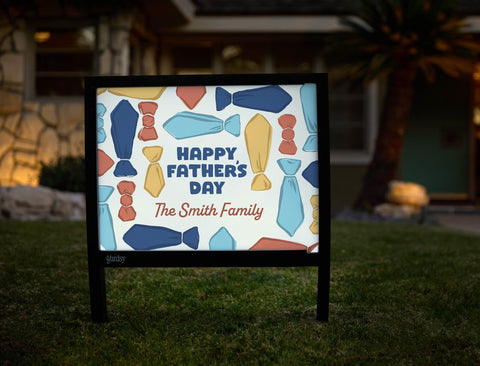 Father's Day Tie Custom Yardsy Sign yard sign