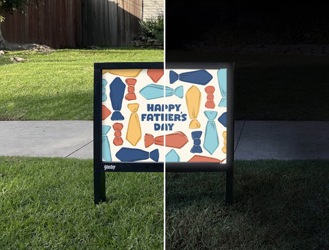 Father's Day Tie Yardsy Sign yard sign