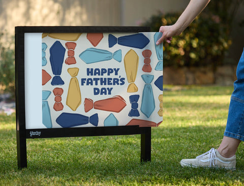 Father's Day Tie Yardsy Sign yard sign