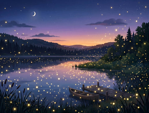Firefly Lake Yardsy Sign yard sign