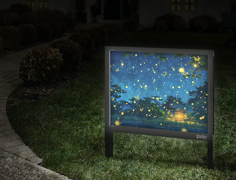 Firefly Twilight Lake Garden Decor Yardsy Sign Walkway