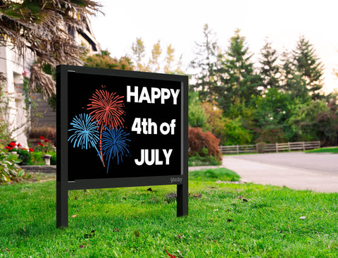 Fireworks July 4Th Yard