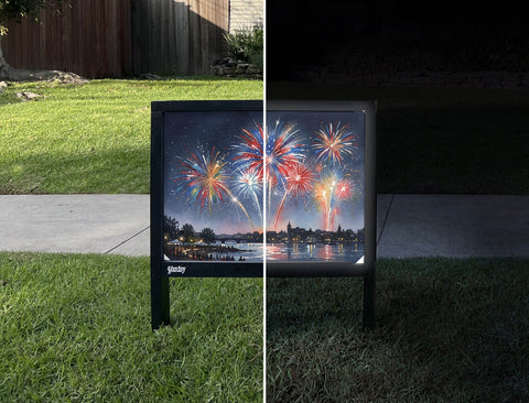 Fireworks Show Yardsy Sign yard sign