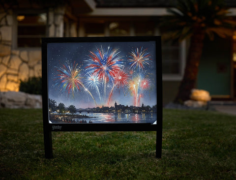 Fireworks Show Yardsy Sign yard sign