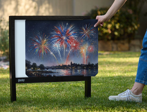 Fireworks Show Yardsy Sign yard sign