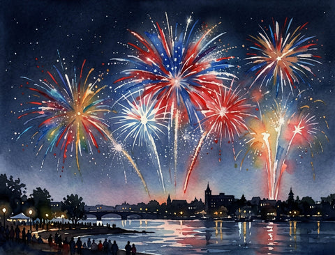 Fireworks Show Yardsy Sign yard sign