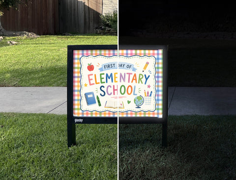 First Day Of Elementary School Yardsy Sign yard sign