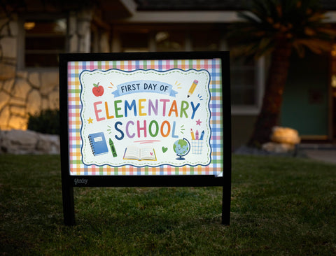 First Day Of Elementary School Yardsy Sign yard sign