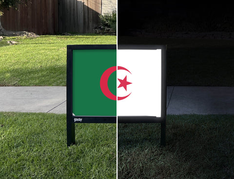 Flag Algeria Yardsy Sign yard sign