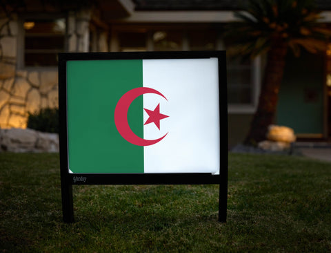 Flag Algeria Yardsy Sign yard sign
