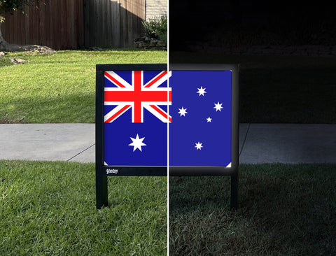 Flag Australia Yardsy Sign yard sign
