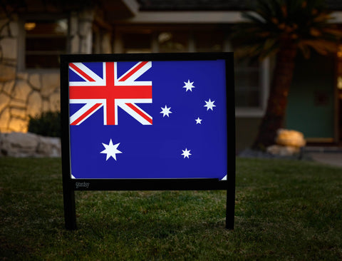 Flag Australia Yardsy Sign yard sign