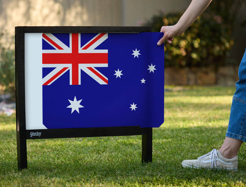 Flag Australia Yardsy Sign yard sign