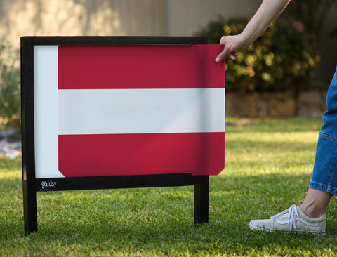 Flag Austria Yardsy Sign yard sign