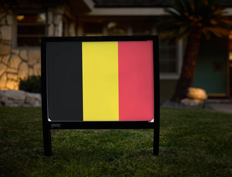 Flag Belgium Yardsy Sign yard sign