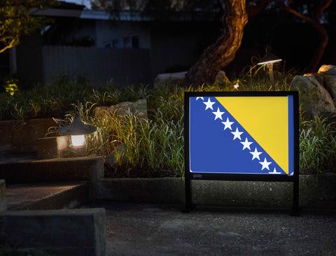 Flag Bosnia And Herzegovina Yardsy Sign yard sign