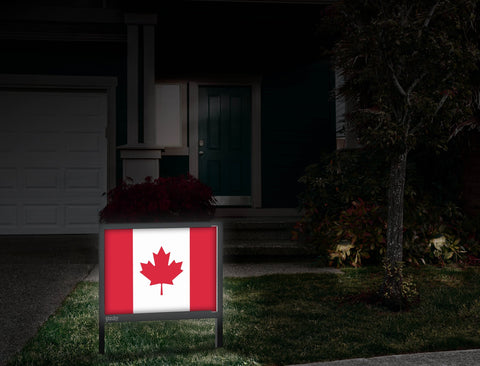 Flag Canada Yardsy Sign Front Door