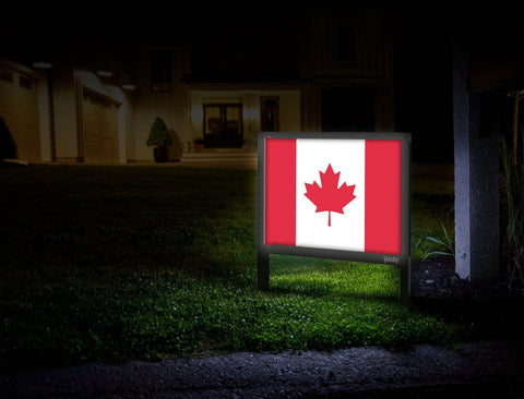 Flag Canada Yardsy Sign Mailbox