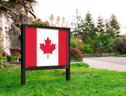 Flag Canada Yardsy Sign Yard
