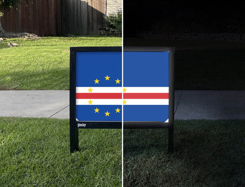 Flag Cape Verde Yardsy Sign yard sign
