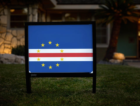 Flag Cape Verde Yardsy Sign yard sign