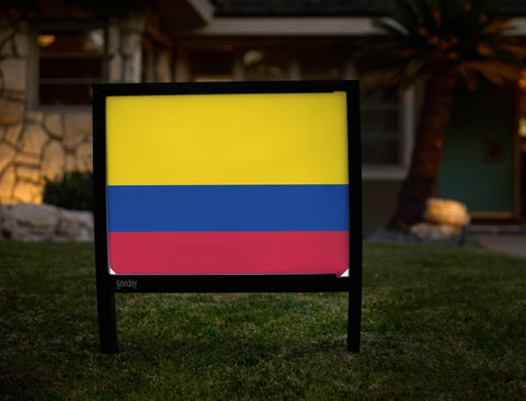 Flag Colombia Yardsy Sign yard sign