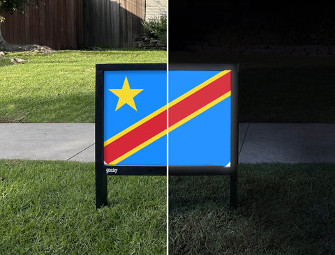 Flag Congo Yardsy Sign yard sign