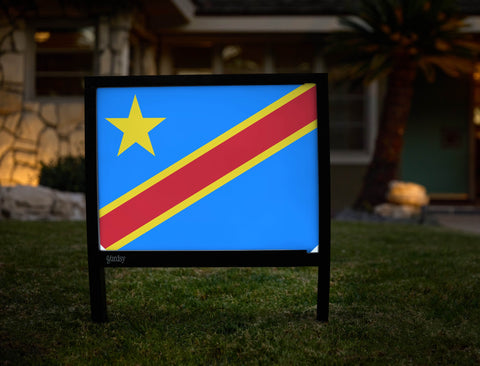 Flag Congo Yardsy Sign yard sign