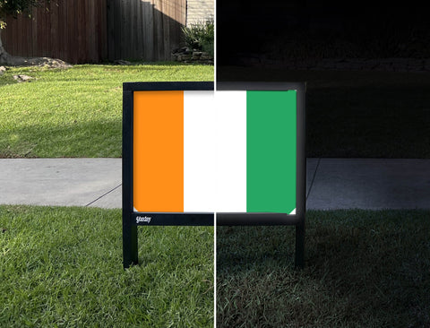 Flag Cote D'ivoire Yardsy Sign yard sign